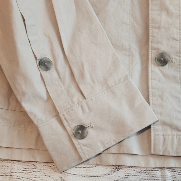 Michael Kors XXL Khaki Cargo Style Overshirt Fit Long Sleeve Shirt NWT $118 L973 - Picture 6 of 8